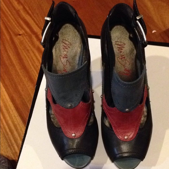 Miss Sixty Shoes - NIB miss sixty leather platform sandals 38 EUR